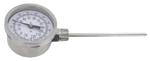 Dwyer Side Reading Bimetal Thermometer, Series BTL